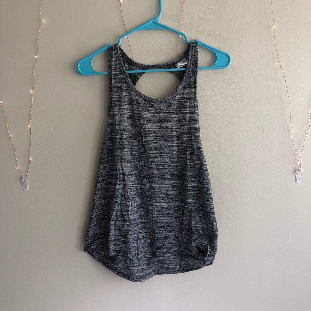 Grey twist tank- VS Pink